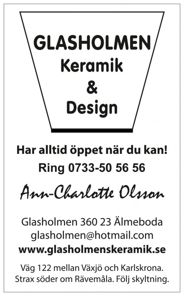 Glasholmen Keramik_visitkort2015